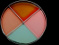 <p><strong>Fig. 19:7.</strong> <em>Streptococcus uberis</em> cultivated on a SELMAPLUS plate at 37°C during 24 h. Note that <em>S. uberis</em> is only growing in sector 1 (blood agar with esculine) and that this strain has a greenish α-hemolysis. However, the hemolysis is not visible on this plate, which was only photographed with lighting from above. See instead Fig. 19:6. The cultivation media in the other sectors are given in the media list under SELMA Plus plate. Date: 2017-06-07.</p>

<p> </p>